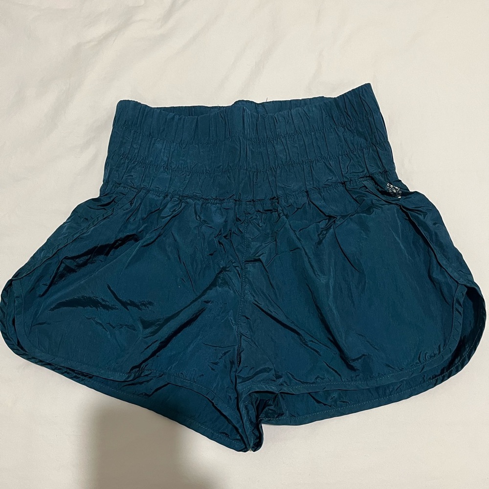 Teal FP Movement Women's High-Waisted Shorts